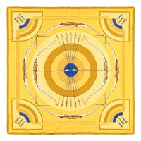 Hermès, Four Silk Scarves 90