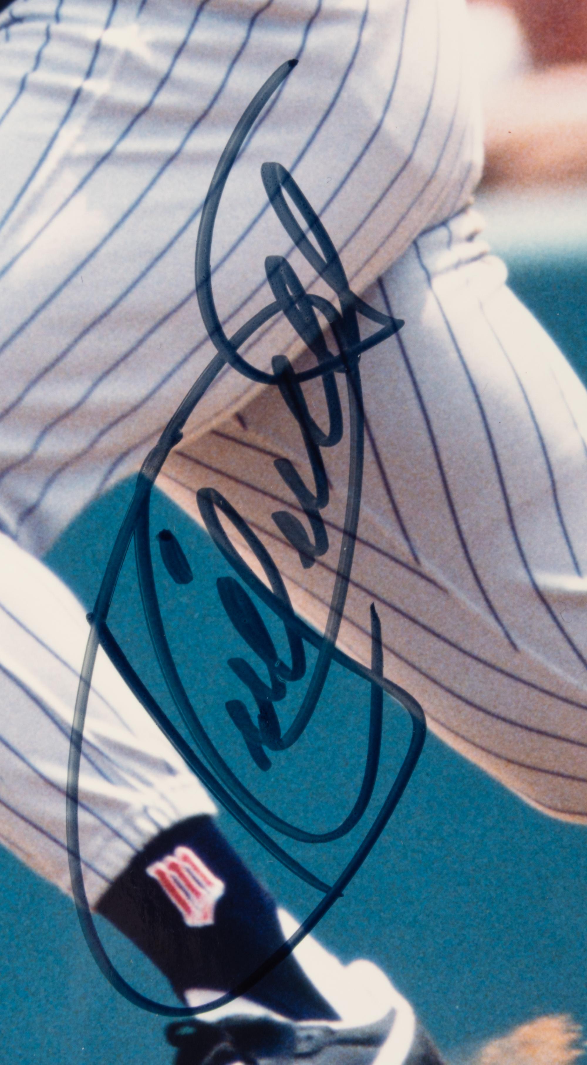 A Group of Kirby Puckett Signed Autograph Items (Beckett Authentication Services Letter),
