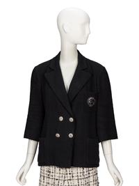 Chanel, Black Tweed Blazer
