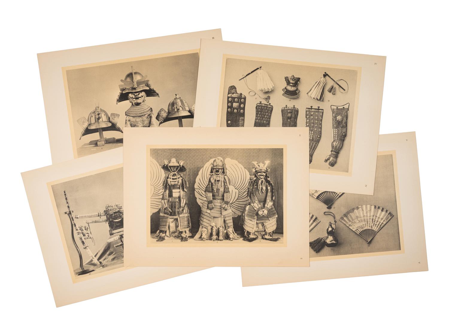 [JAPANESE ART: PRIVATE COLLECTION] A group of 3 works in 4 volumes.