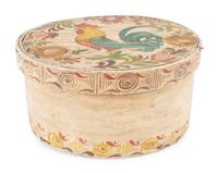 A Paint Decorated Pantry Box
