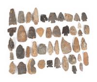 Two Cigar Boxes of Broken Points and Flint Chips