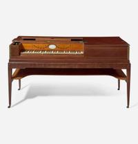 A George III inlaid mahogany pianoforte Longman & Broderip Musical Instrument Makers (active 1776-1798), London, circa 1790