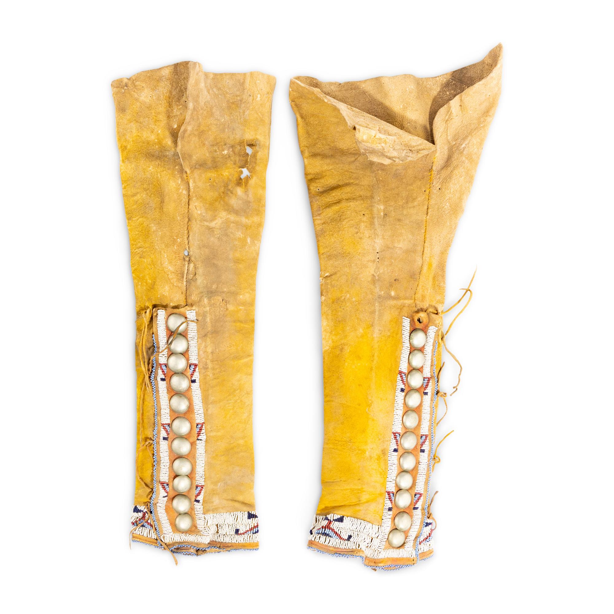 Cheyenne Beaded Hide Leggings