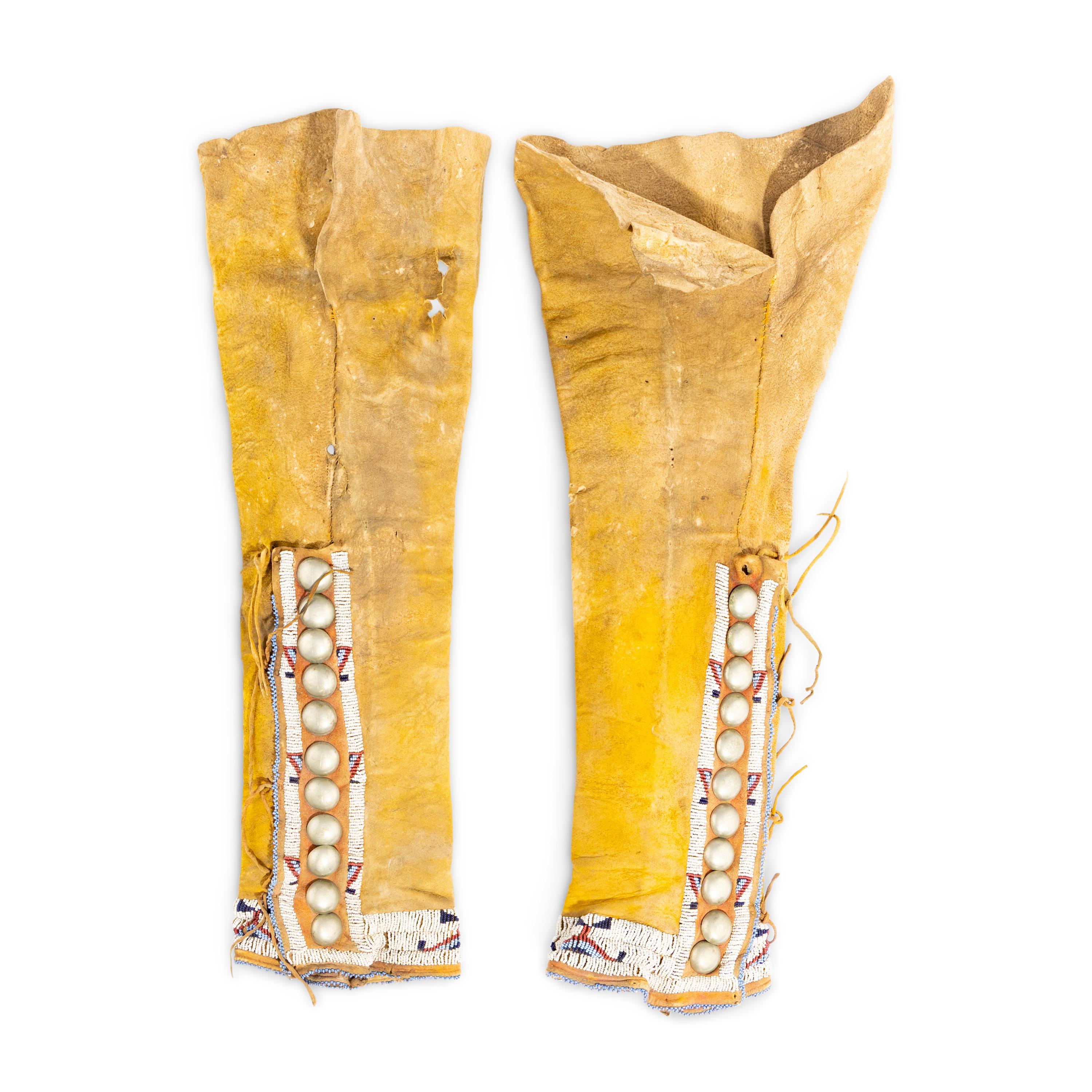 Cheyenne Beaded Hide Leggings