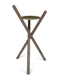 A Contemporary Bronze Tripod Birdbath — 20TH CENTURY