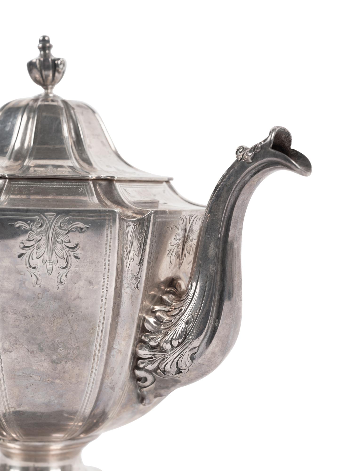 An American Silver Teapot