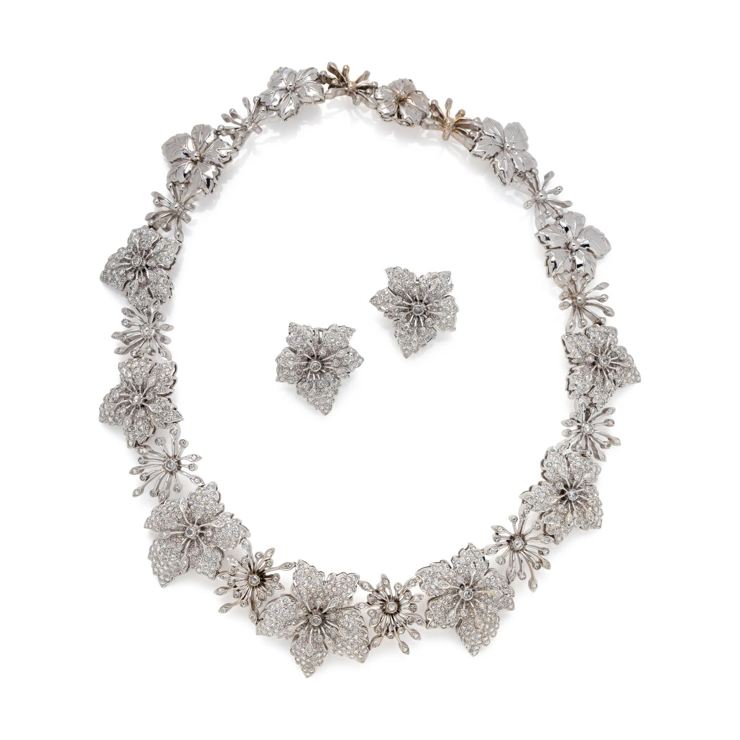 DIAMOND FLOWER SET