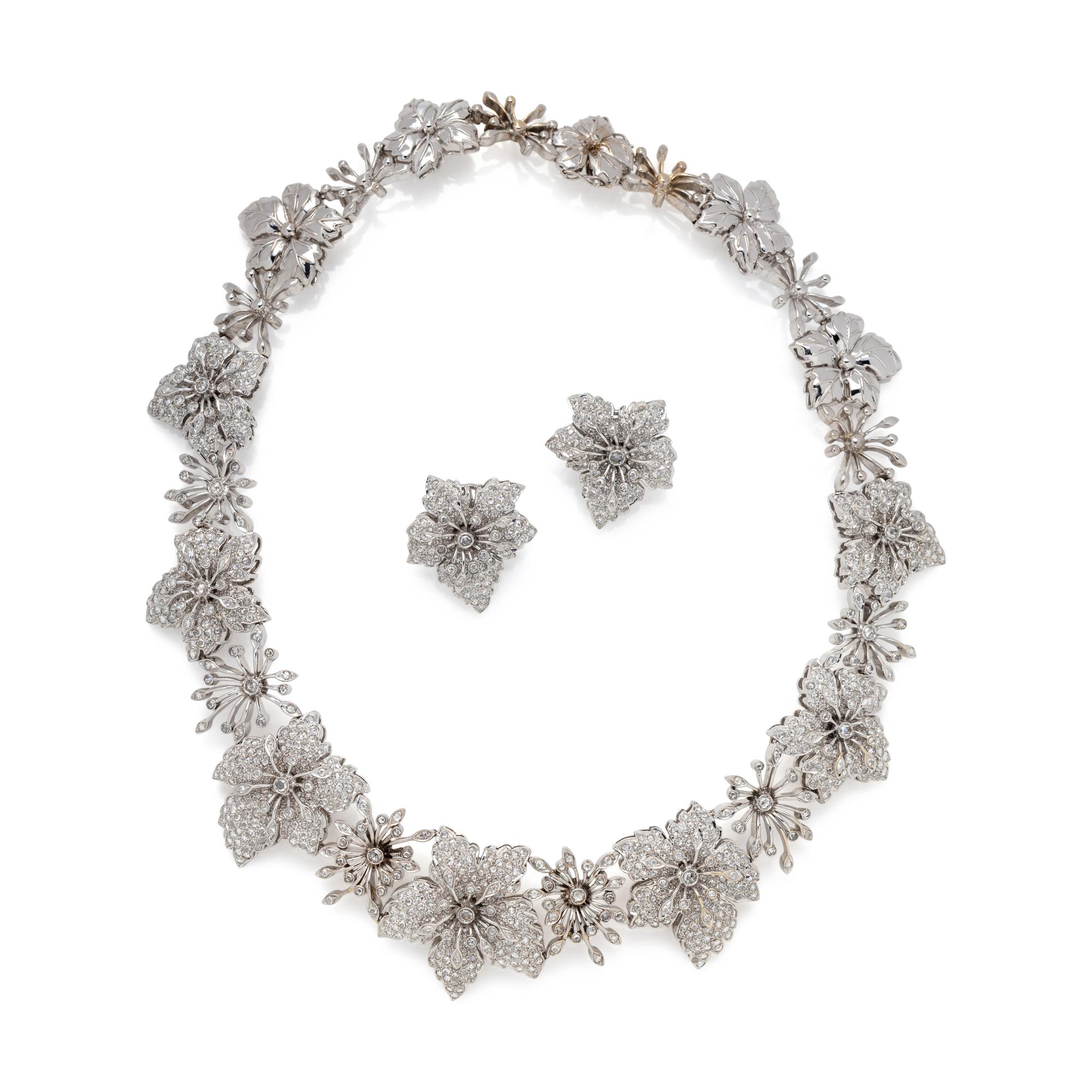 DIAMOND FLOWER SET