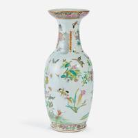A Chinese Export Porcelain Famille Rose Vase mid 19th century