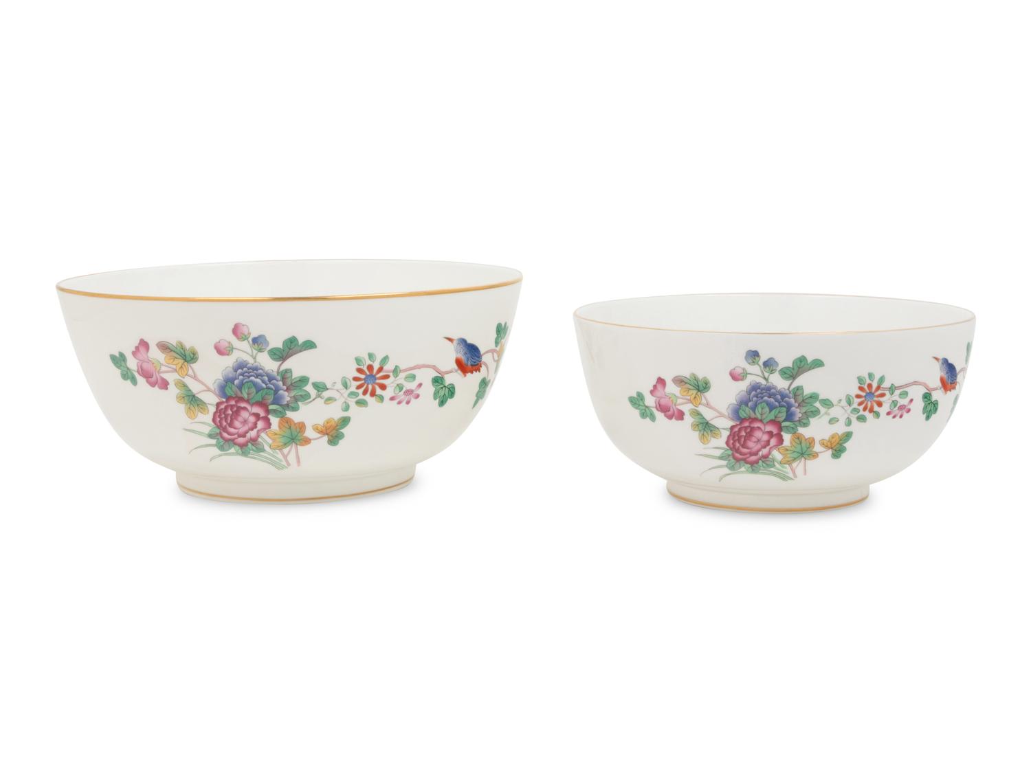 Six Wedgwood Cuckoo Porcelain Serving Articles