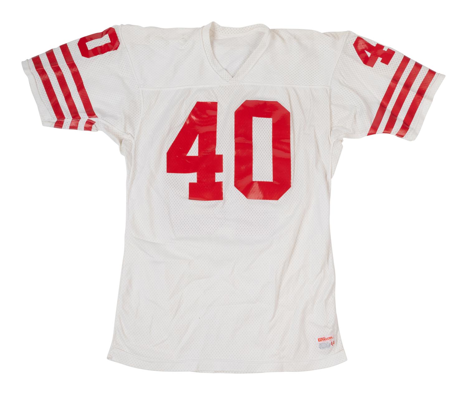 A Group of Four Vintage Football Jerseys from The Collection of Sports Super Agent Steve Zucker,