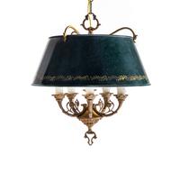 An Empire Style Tole Chandelier