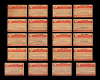 A Complete Set of 1953 Bowman Black & White Baseball Cards (64/64)