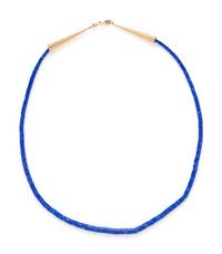 YELLOW GOLD AND LAPIS LAZULI NECKLACE