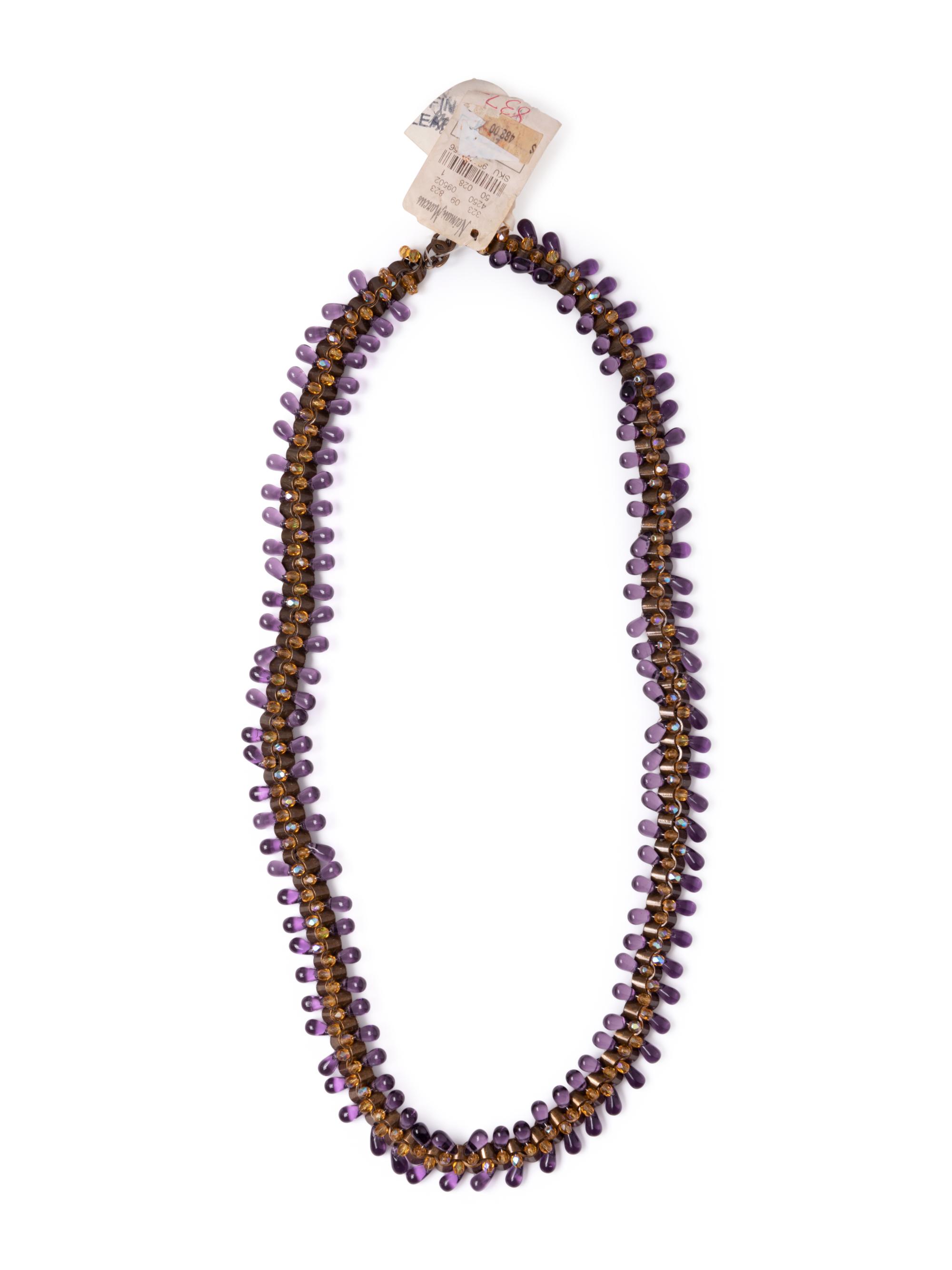 Chanel Braided Chain and Bead Necklace, Fall 1997