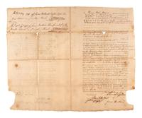 [PENNSYLVANIA]. Warrant for a list of men eligible for militia service in Philadelphia, PA. 23 April 1788.