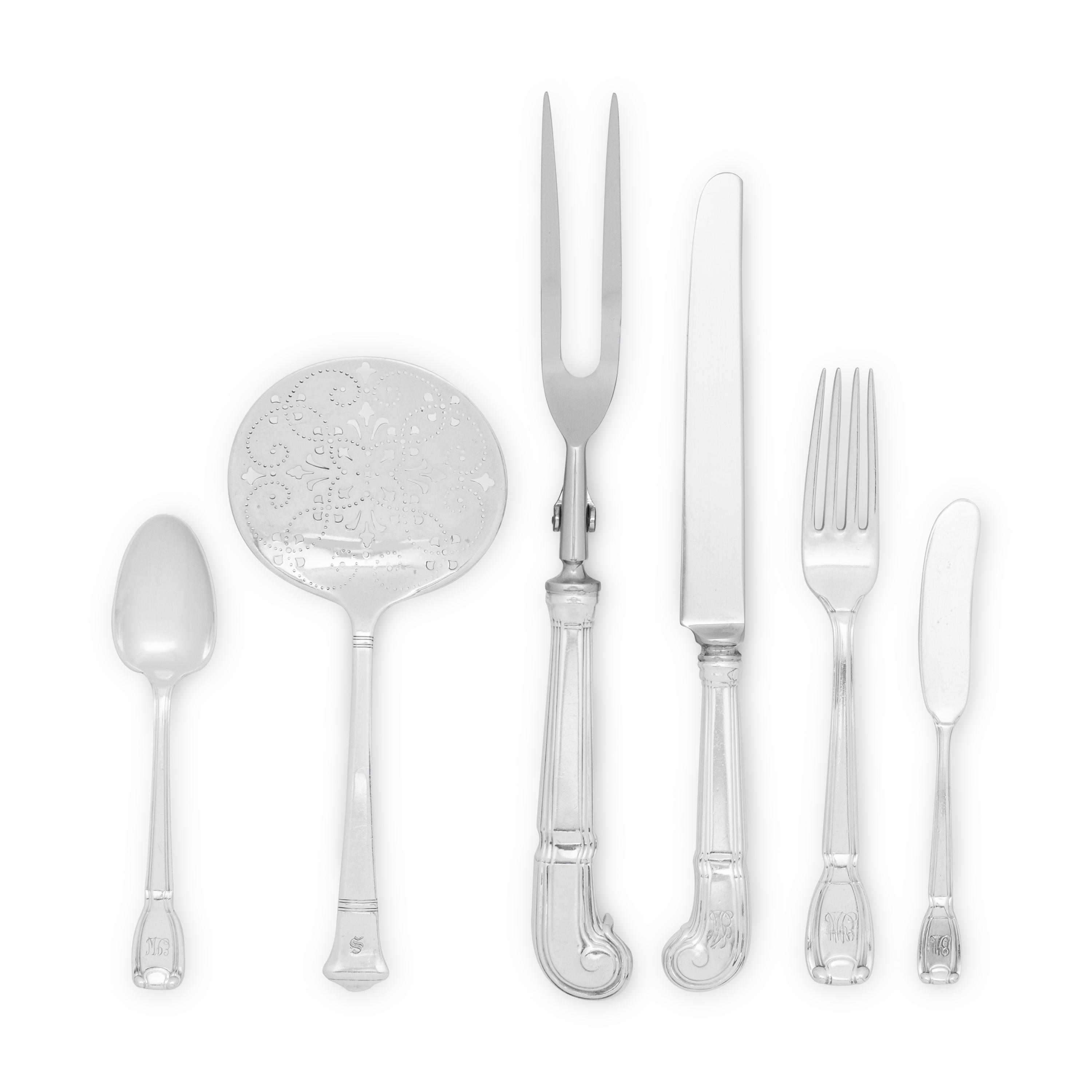 A Tiffany and Co. Castilian Silver Flatware Service