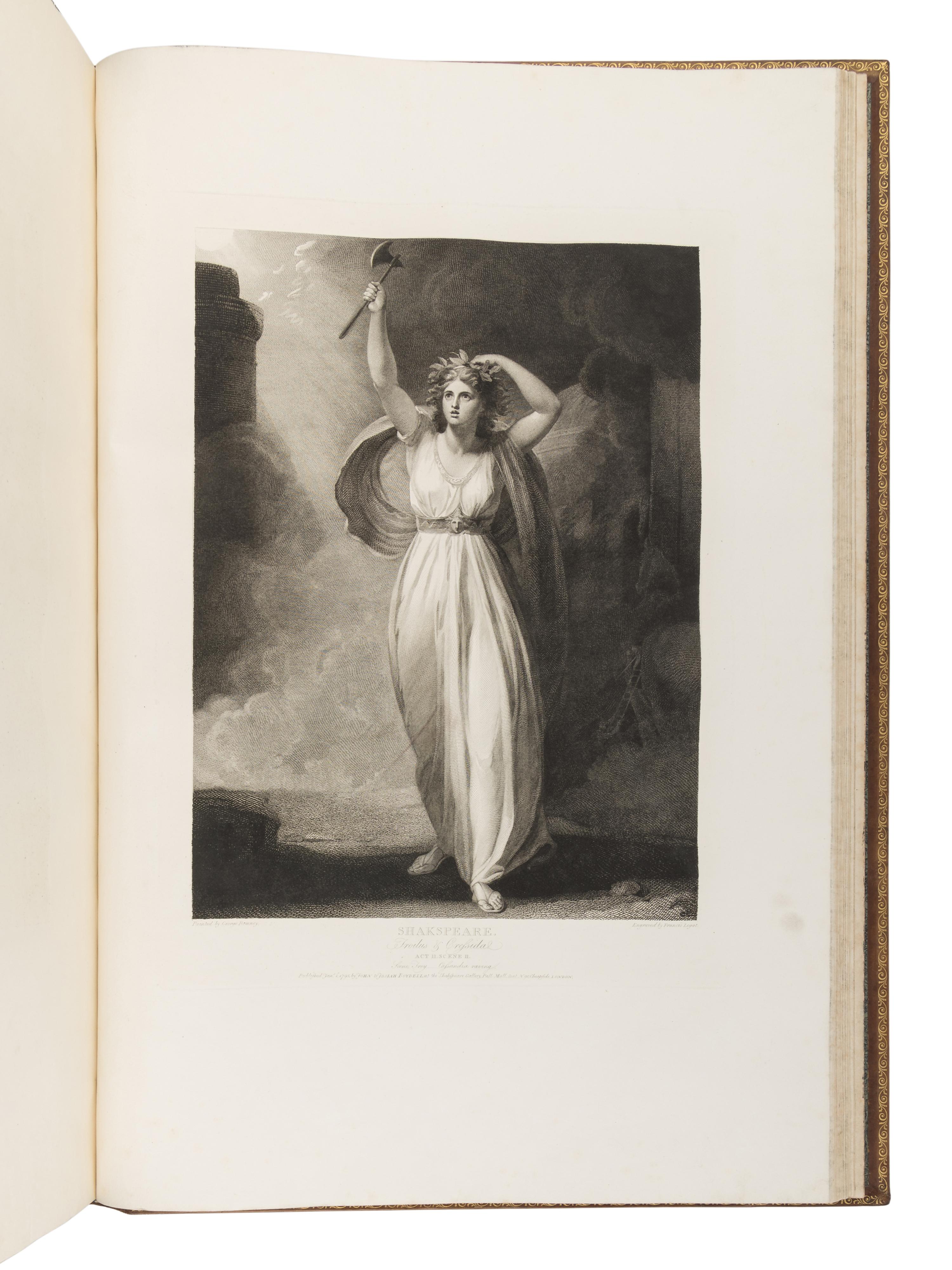 [SHAKESPEARE, William]. BOYDELL, John (1720-1804). A Collection of Prints From Pictures Painted for the Purpose of Illustrating the Dramatic Works of Shakespeare By the Artists of Great Britain . London: John and Josiah Boydell, 1803 [but 1805].