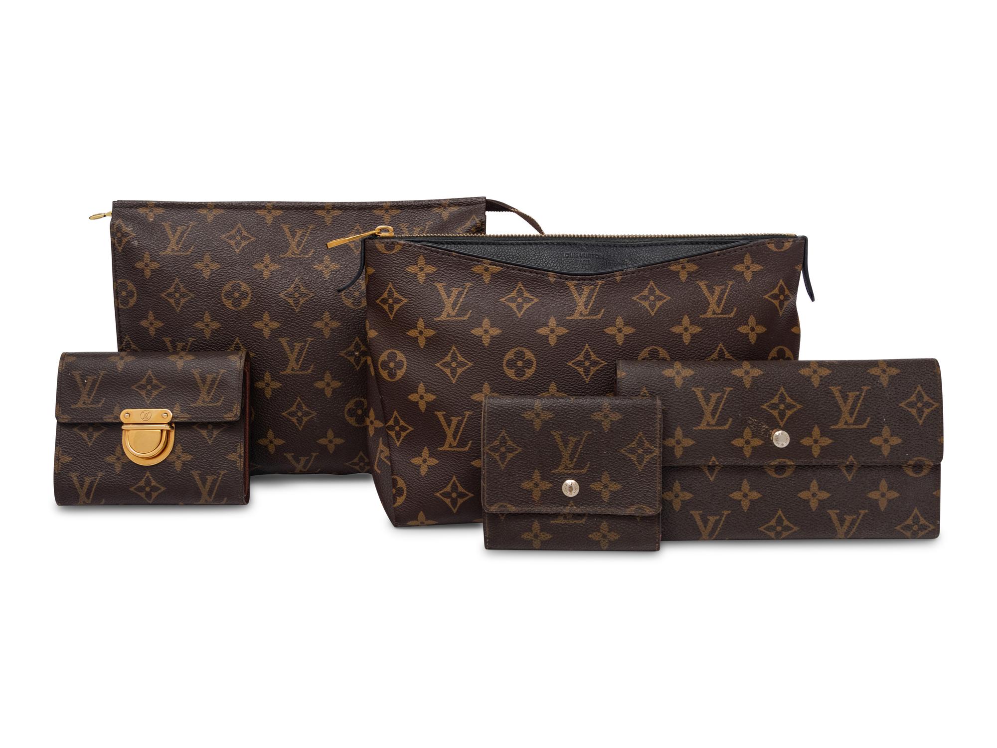 A Collection of Five Louis Vuitton Monogram Accessories
