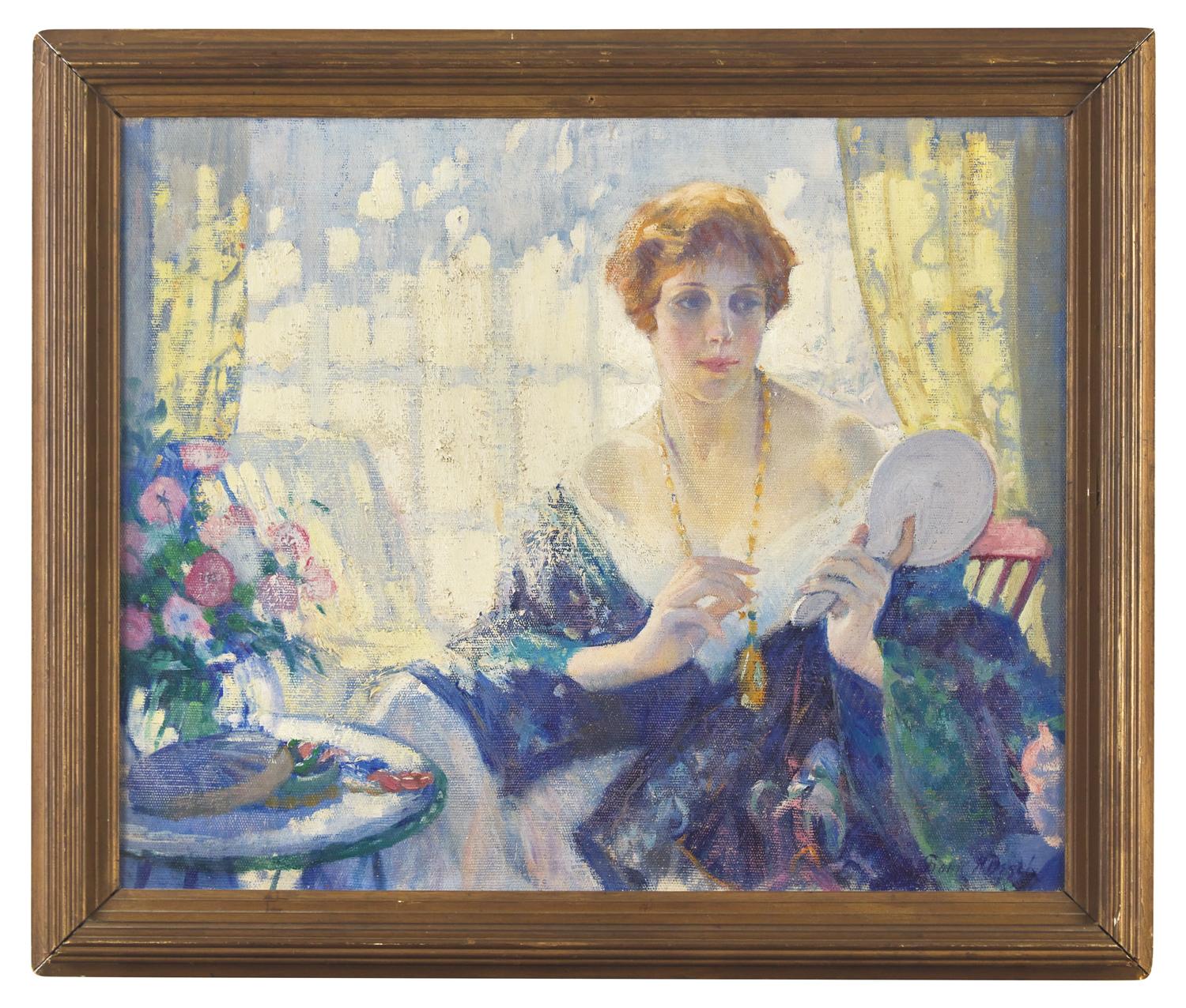 Seated Woman with a Fan
