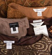 Collection of Six Designer Pieces: Five Oscar de la Renta Pieces, One Chanel Skirt, 1999-2007