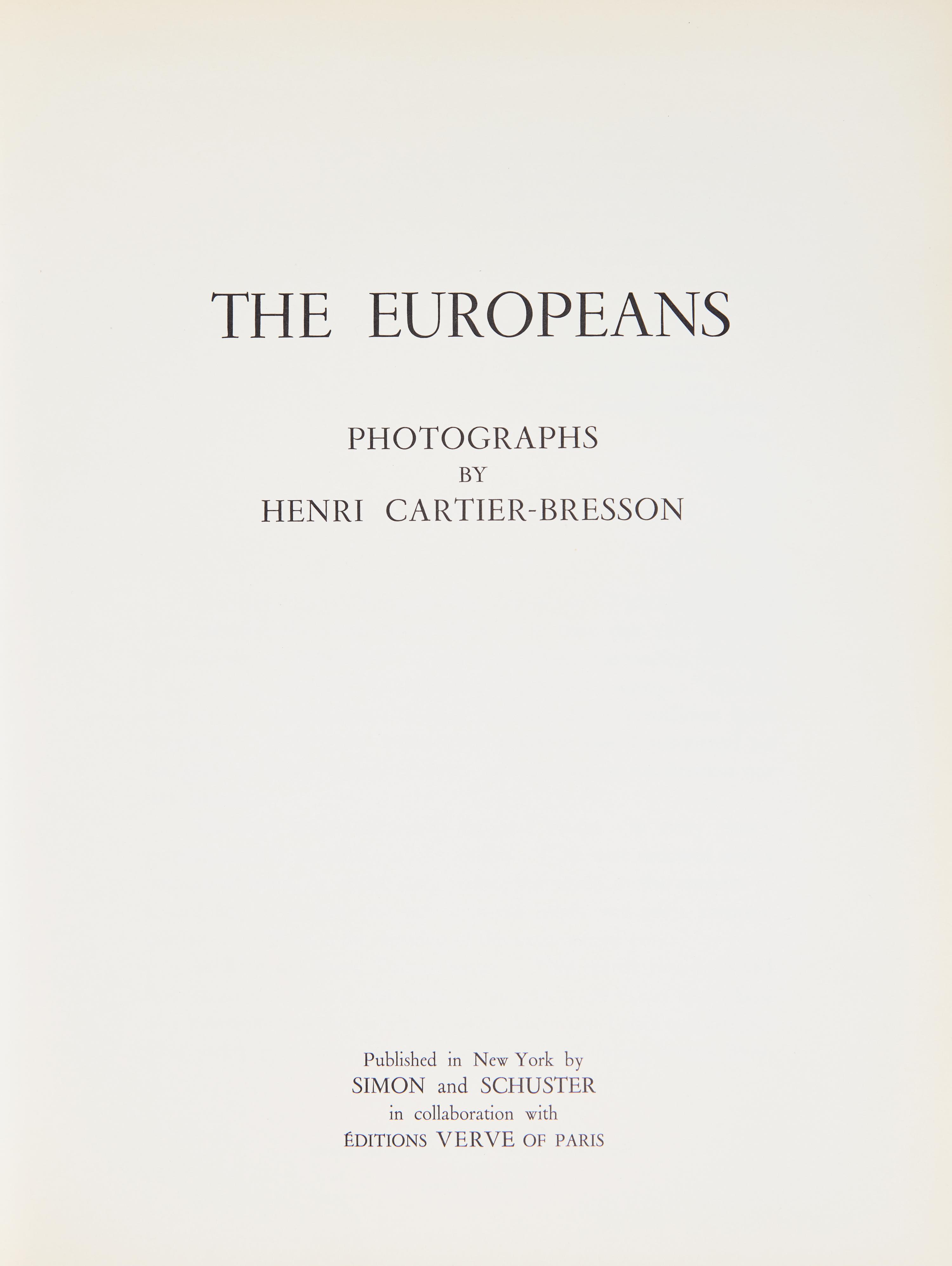 [Photography] Cartier-Bresson, Henry. Group of 2 Titles