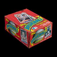 An Unopened Wax Box of 1985 Topps Baseball Cards