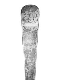 An American Silver Punch Ladle