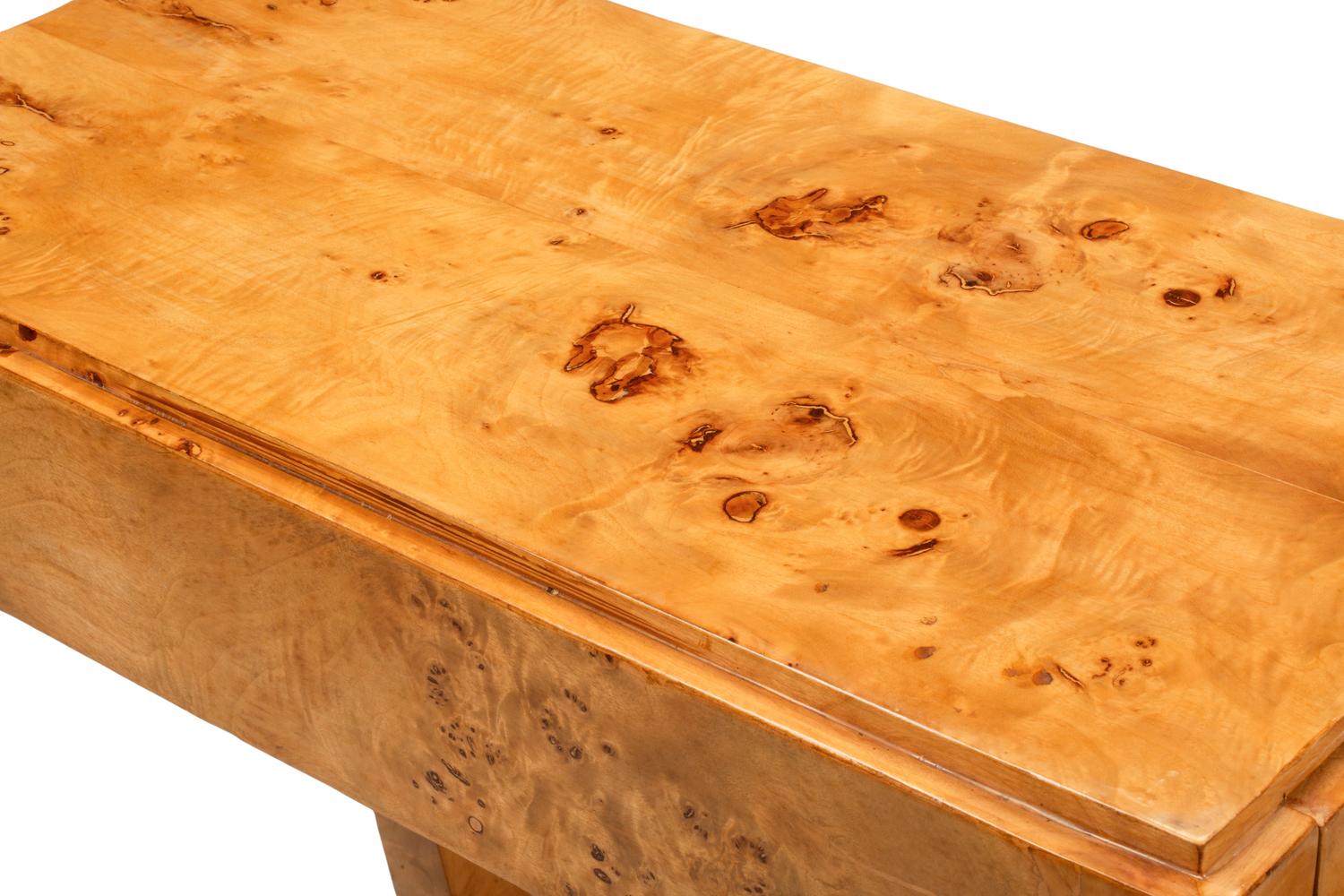 A Pair of Art Deco Style Two-Drawer Side Tables