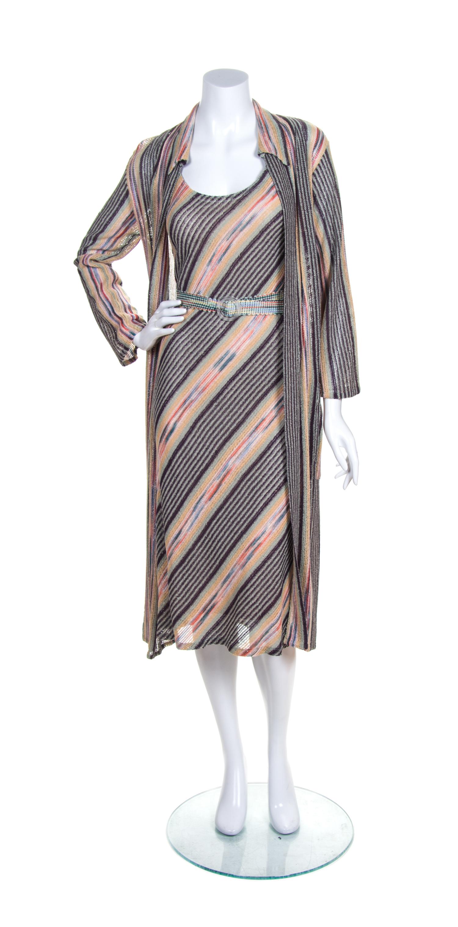 A Missoni Multicolor Knit Dress Ensemble,