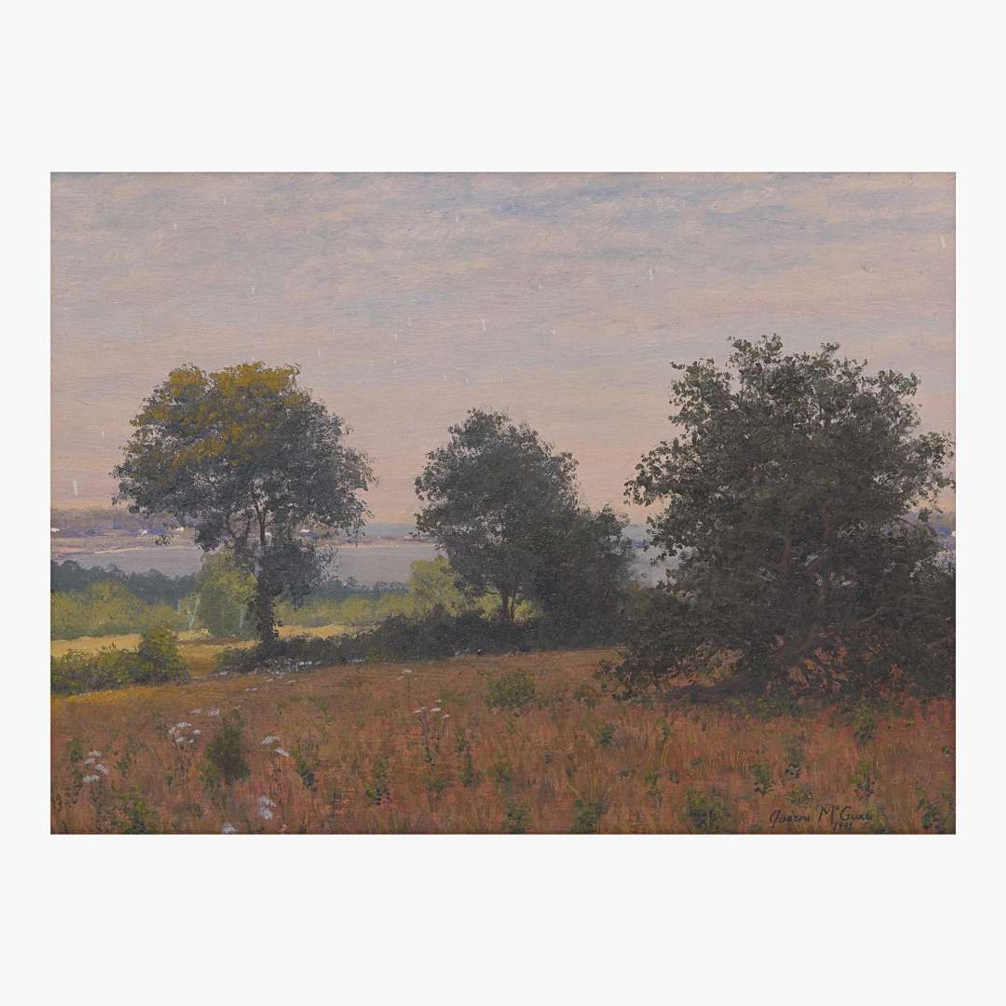 Joseph McGurl (American, B. 1958) Through the Trees