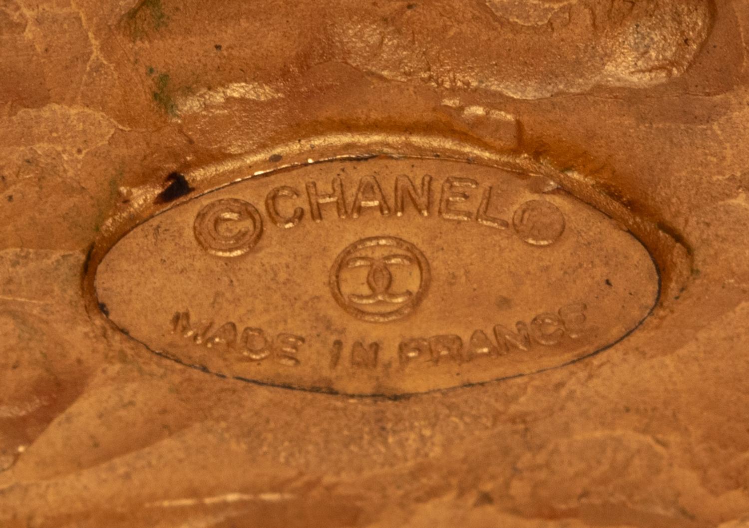 Chanel, Gilt Scrollwork Cuff