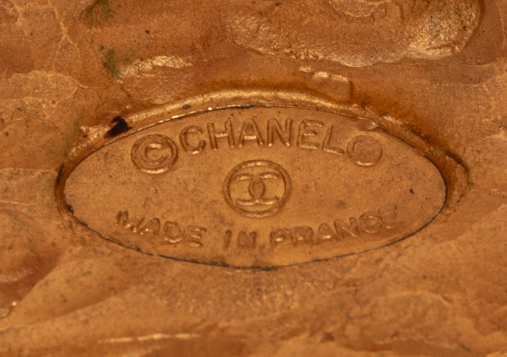 Chanel, Gilt Scrollwork Cuff