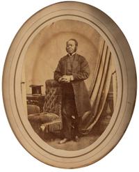 [RELIGION]. Portrait of an unidentified Af. American clergyman, poss. AME Bishop Jabez P. Campbell.
