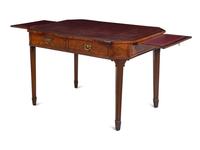 A George III Style Walnut Writing Table