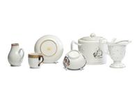 Six Chinese Export Porcelain Armorial Articles