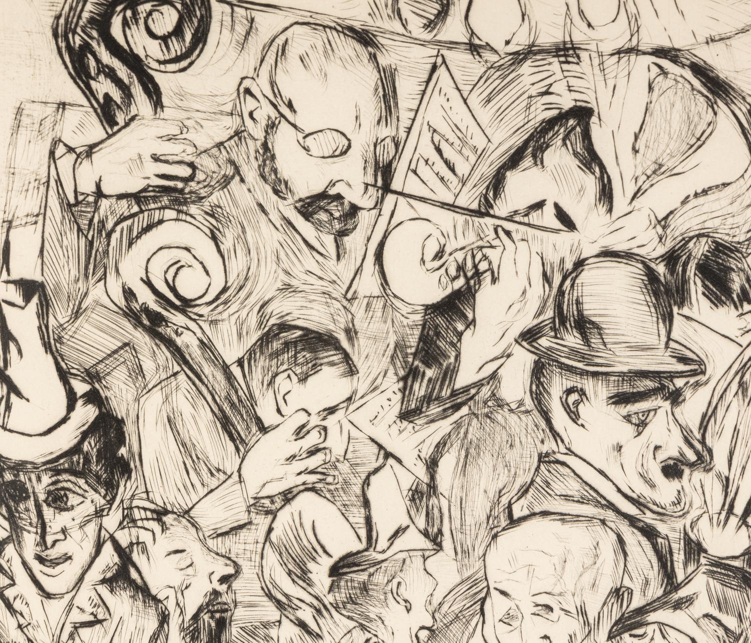 Cafémusik (from Gesichter ), 1918