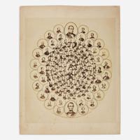 [African-Americana] [Thirteenth Amendment] (Powell, George May) The Great National Picture, with Rare Printed Advertisement Sign