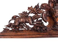 A German or Austrian Carved Oak Transom Panel