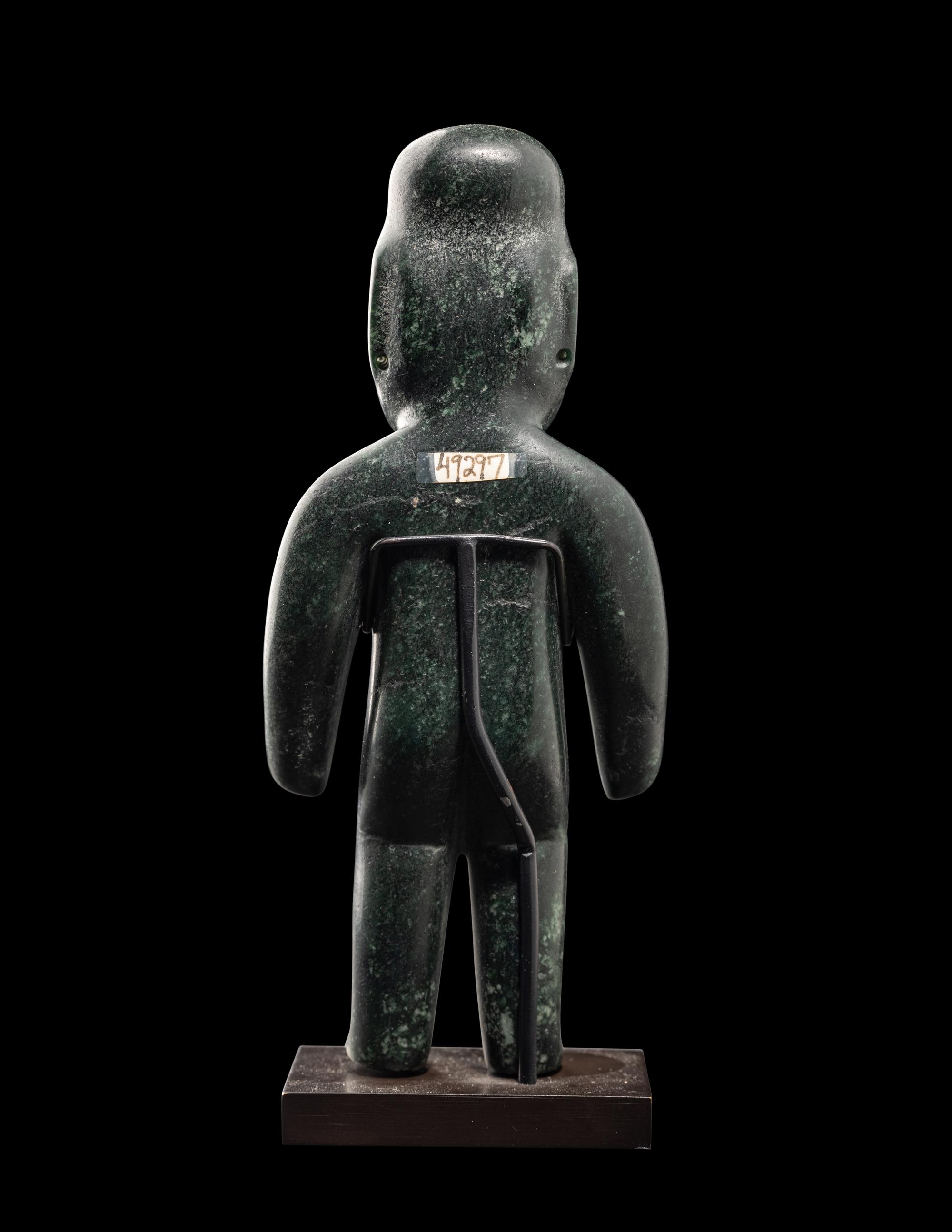 An Olmec Jade Standing Figure
