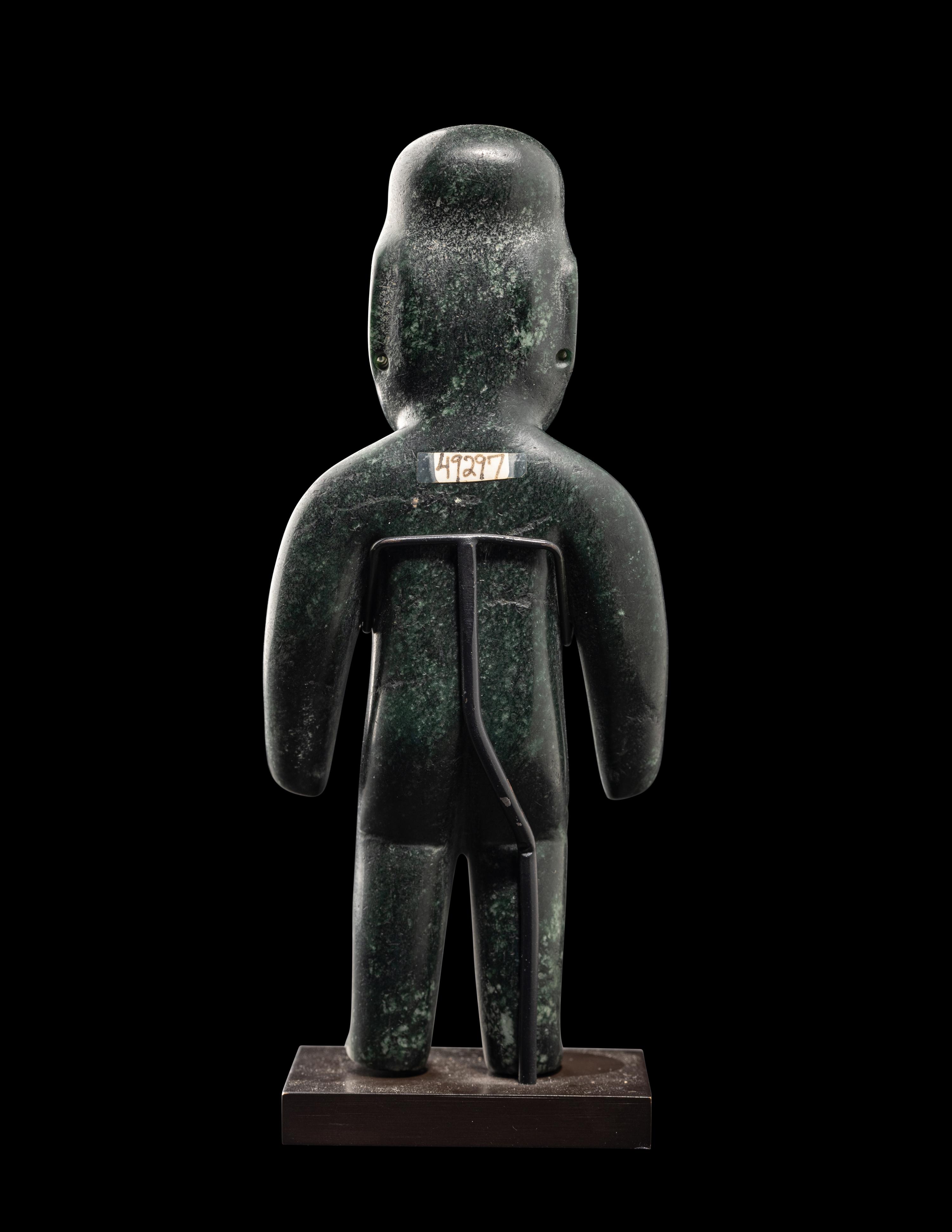 An Olmec Jade Standing Figure