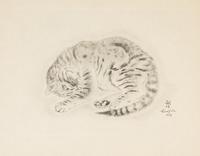 FOUJITA, TSUGOUHARA. 20 etchings from A Book of Cats. New York, 1930. One signed in pencil.