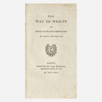 [Americana] Franklin, Benjamin The Way to Wealth or Poor Richard Improved