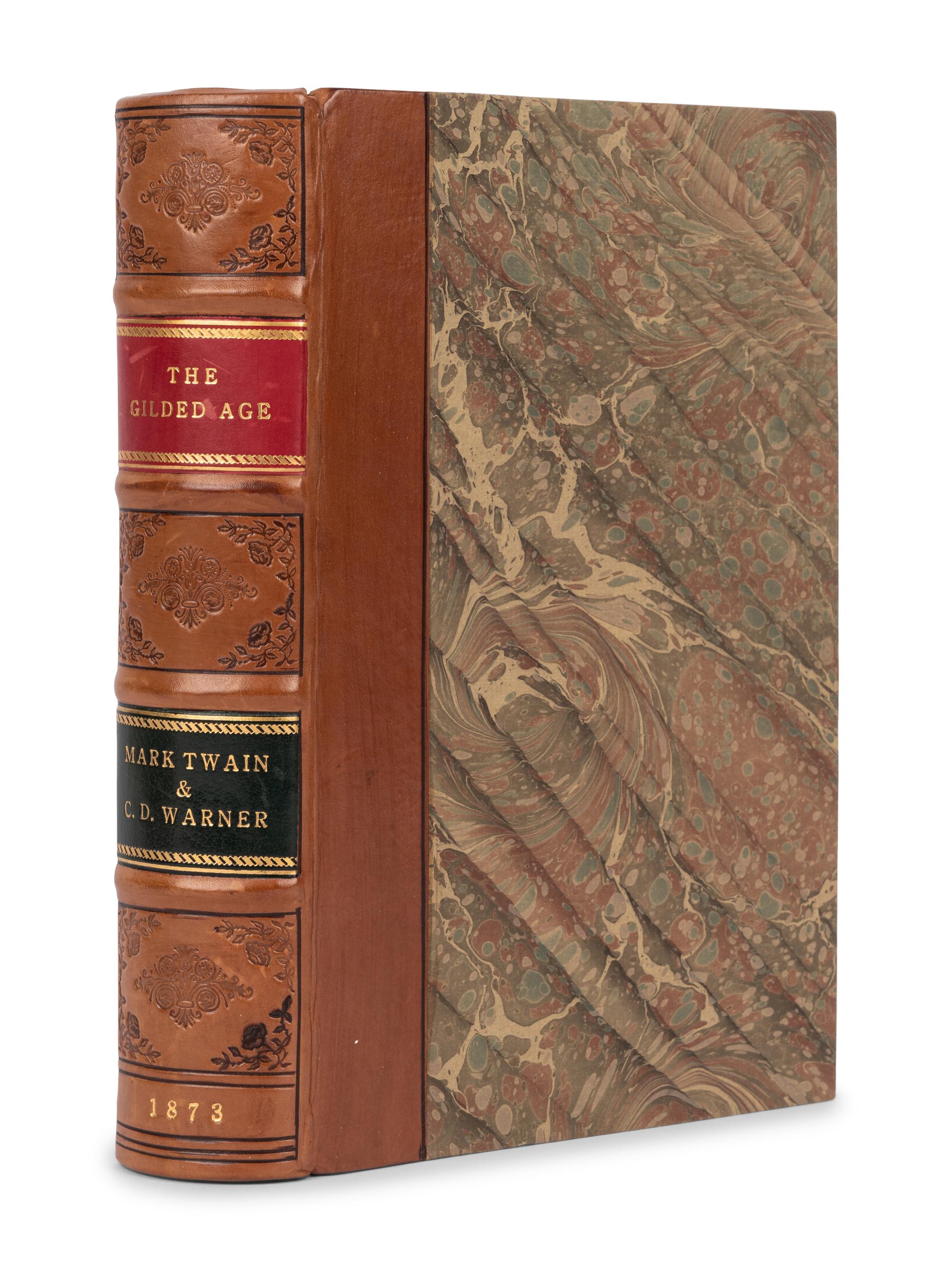CLEMENS, Samuel Langhorne ("Mark Twain") (1835-1910). Gilded Age. Hartford et al: American Publishing Company et al, 1873.