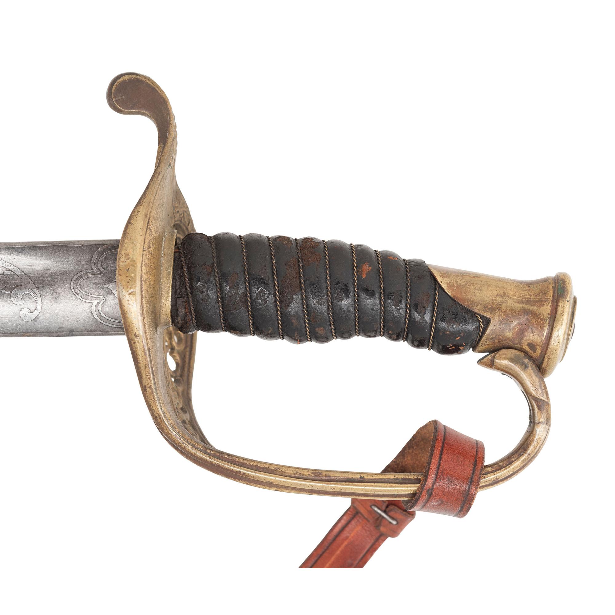 Etched Blade Leech & Rigdon Staff Officer's Sword