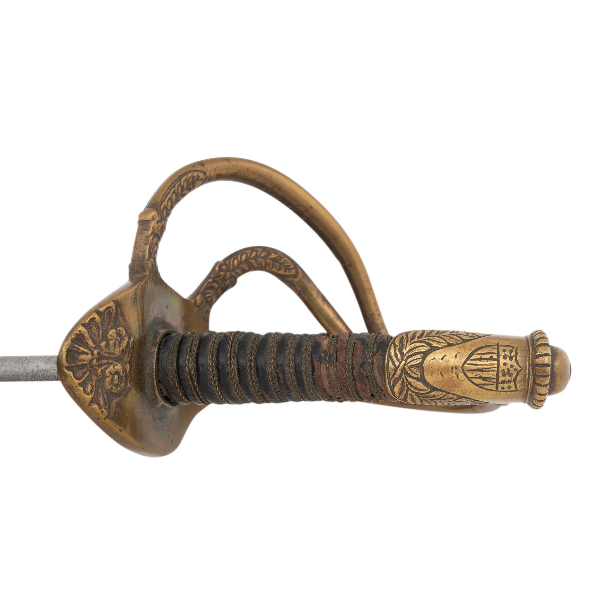 Imported 1840 Type Heavy Cavalry Officers Saber Presented to Lt. James Bradley - 131st NY Volunteers