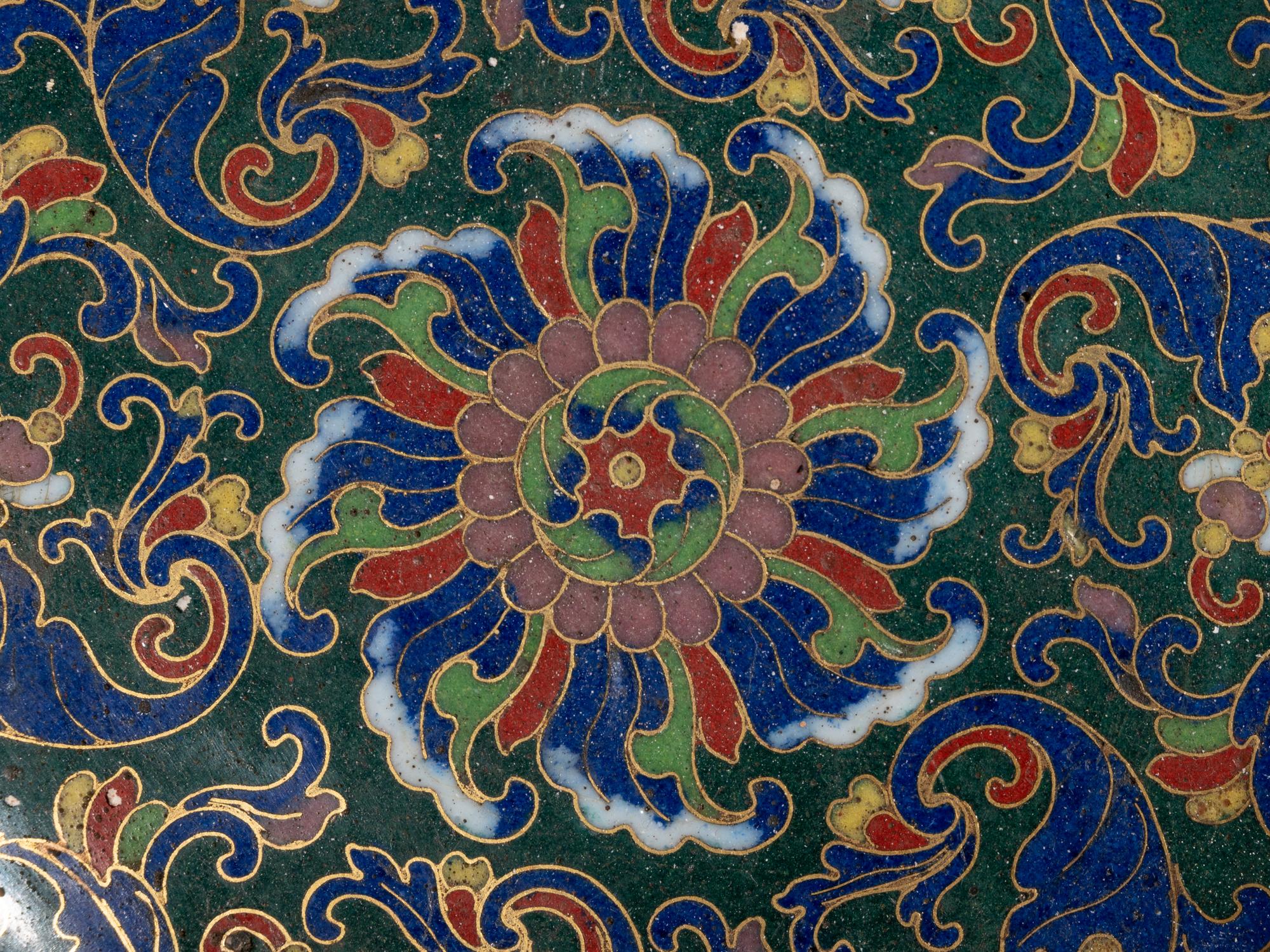 Seven Chinese and Japanese Cloisonné Enamel Wares