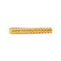 COLLECTION OF SIGNED YELLOW GOLD TIE BARS