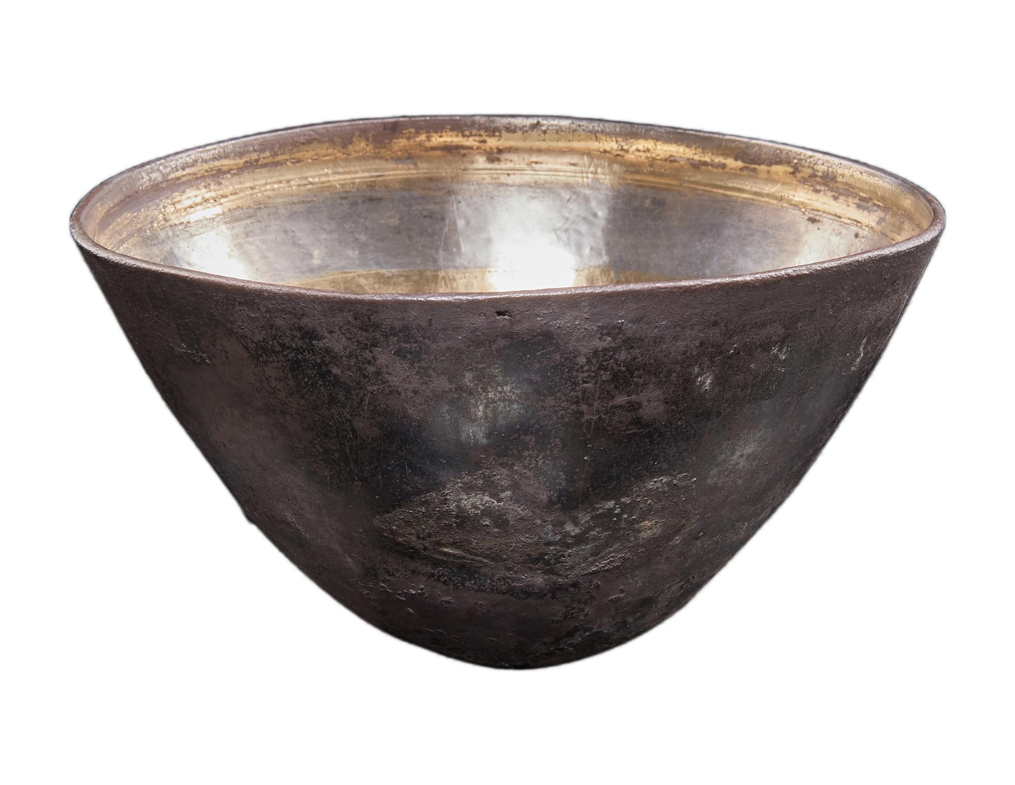 A Hellenistic Gilt-Silver Bowl